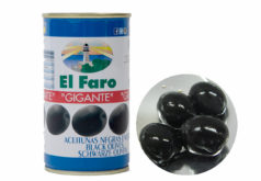 ブラックオリーブ オヒブランカ(中粒・種有り ACEITUNAS NEGRAS